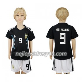 Fotbalový Dres Argentina Kun Aguero 9 Dětské Venkovní MS 2018